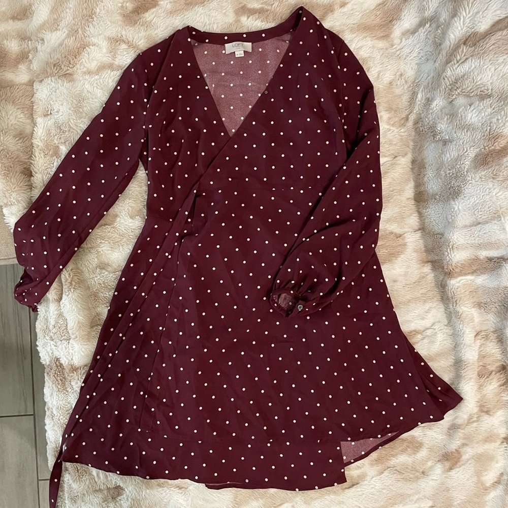 Women’s Loft polka dot Dress